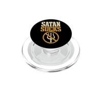 Christian Satan Sucks Faith Warfare Gift PopSockets PopGrip for MagSafe