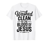 Christian Saved Redeemed Washed Clean Blood of Jesus Christ T-Shirt