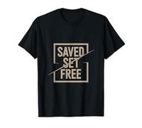 Christian Saved Set Free Faith Scripture T-Shirt