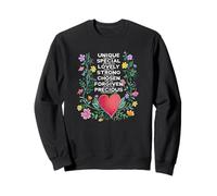 Christian Scripture, Bible Verses, Unique, Special, strong Sweatshirt