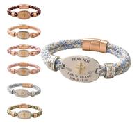 Christian Scripture Faith Bracelet Collection, Bible Verse Bracelet (41:10)