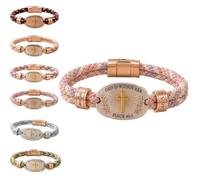 Christian Scripture Faith Bracelet Collection, Bible Verse Bracelet (46:5)