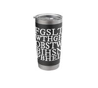 Christian Scripture, John 3:16, for God So Loved The World Stainless Steel Insulated Tumbler