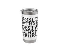 Christian Scripture, John 3:16, for God So Loved The World Stainless Steel Insulated Tumbler