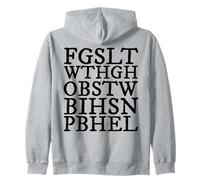 Christian Scripture, John 3:16, For God So Loved The World Zip Hoodie