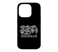 Christian Seashell Ocean Life Bible Verse Design Case for iPhone 14 Pro