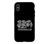 Christian Seashell Ocean Life Bible Verse Design Case for iPhone X/XS