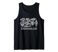 Christian Seashell Ocean Life Bible Verse Design Tank Top