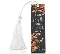 Christian Self - Worth Bookmark, Encouraging Gift for Believers, Empowering Gift for Spiritual Readers, Spiritual Bookish Present, Unique Floral & Scripture Design Bookmark, WCB57