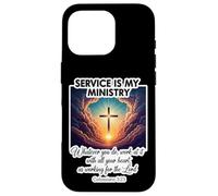 Christian Service Is My Ministry Serving Others Jesus Christ Case for iPhone 16 Pro