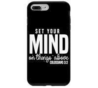 Christian Set Your Mind on Things Above Colossians 3:2 Case for iPhone 7 Plus/8 Plus