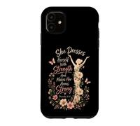 Christian She Dresses Herself With Strength Gift Case for iPhone 11