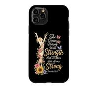 Christian She Dresses Herself With Strength Gift Case for iPhone 11 Pro
