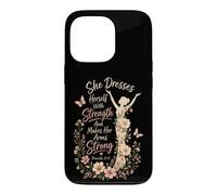Christian She Dresses Herself With Strength Gift Case for iPhone 13 Pro