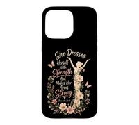 Christian She Dresses Herself With Strength Gift Case for iPhone 15 Pro Max