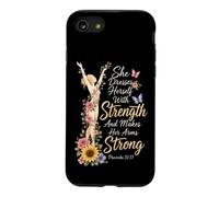 Christian She Dresses Herself With Strength Gift Case for iPhone SE (2020) / 7/8