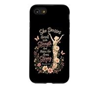 Christian She Dresses Herself With Strength Gift Case for iPhone SE (2020) / 7/8