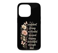 Christian She Is Confident Strong Blessed Woman Faith Gift Case for iPhone 13 Pro