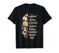 Christian She is Confident Strong Blessed Woman Faith Gift T-Shirt