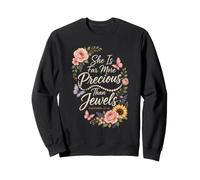 Christian She Is Far More Precious Than Jewels Gift Sweatshirt