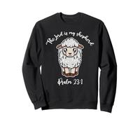 Christian Sheep Lamb Lord Is My Shepherd Easter Religious Sweatshirt