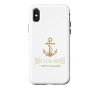 Christian Shirt Hope As An Anchor Firm Secure Hebrews 619 Case for iPhone X/XS