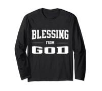 Christian shirts for Kids Teens & Adults, BLESSING FROM GOD Long Sleeve T-Shirt