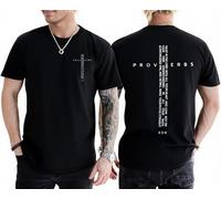 Christian Shirts for Men Oversized Jesus Shirt Faith Cross Graphic Tees God Religious Gifts Short Sleeve Tops, Black-a, Medium