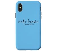 Christian Shirts for Women Make Heaven Crowded TShirt Gift Case for iPhone X/XS