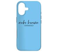 Christian Shirts for Women Make Heaven Crowded TShirt Gifts Case for iPhone 17