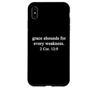 Christian Shirts Grace Abounds For Every Weakness Worship Case for iPhone XS Max