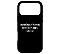 Christian Shirts Imperfectly Blessed Perfectly Kept Worship Case for iPhone 17 Pro Max