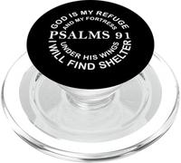 Christian Shirts Men Women Jesus Shirt God is My Refuge PopSockets PopGrip for MagSafe