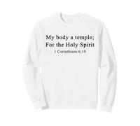 Christian Shirts My Body A Temple For The Holy Spirit Jesus Sweatshirt