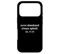 Christian Shirts Never Abandoned Always Upheld Worship Faith Case for iPhone 17 Pro