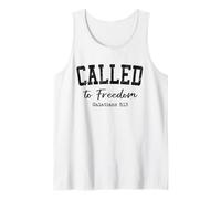 Christian Shirts Women Men Called to Freedom Worship Jesus Tank Top