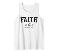 Christian Shirts Women Men Faith in God Bible Verse Jesus Tank Top