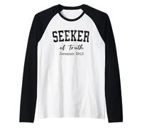 Christian Shirts Women Men Seeker of Truth Worship Jesus Raglan Baseball Tee