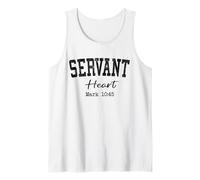 Christian Shirts Women Men Servant Heart Christian Leader Tank Top