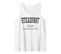 Christian Shirts Women Men Steadfast Love Christian Faith Tank Top