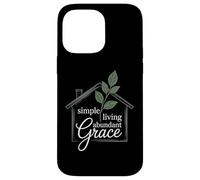 Christian Simple Living Abundant Grace Faithful Journey Case for iPhone 14 Pro Max