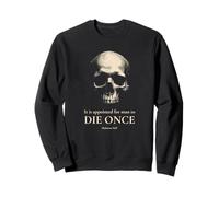 Christian Skull Bible Verse - Hebrews 9:27 Faith Art Sweatshirt