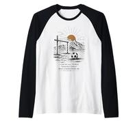 Christian Soccer Bible Verse Philippians Faith Cross Raglan Baseball Tee