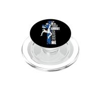 Christian Soccer Cross Athlete Faith Scripture Bible Verse PopSockets PopGrip for MagSafe