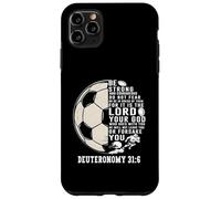 Christian Soccer Scripture Verse Faith Sports Case for iPhone 11 Pro Max