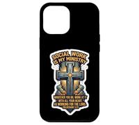 Christian Social Worker Work Is My Ministry Bible Verse Case for iPhone 12 Pro Max