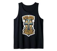 Christian Social Worker Work is My Ministry Bible Verse Tank Top