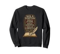 Christian Sola Scriptura Sola Fide Faith Gift Sweatshirt