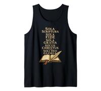 Christian Sola Scriptura Sola Fide Faith Gift Tank Top