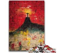 Christian Statues 1000 Piece Jigsaw Puzzle for Adults Teens,Challenging Game And Family Play with Fully Interlocking Randomly Shaped Pieces (50x75cm)